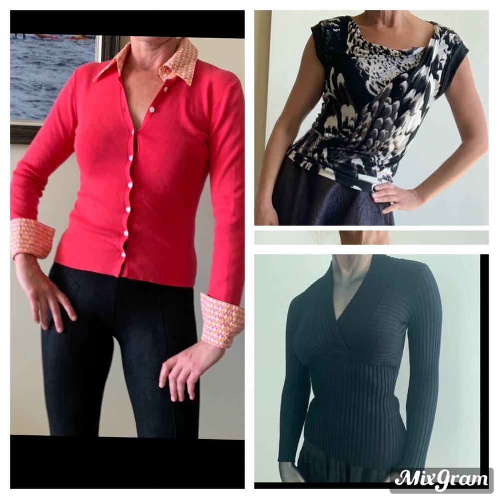 Bundle (3) inc sweater, cardigan winter& miggs, Calvin Klein top S $200